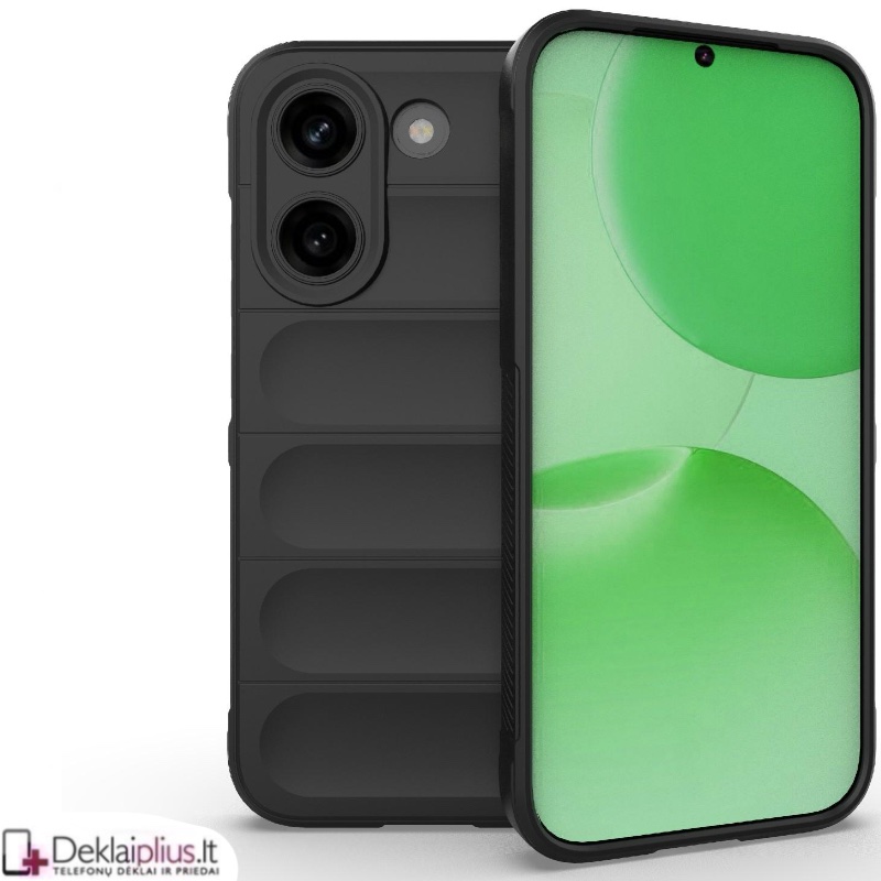 Magic Shield guminis dėklas - juodas (Xiaomi Poco X8 Pro) Magic Shield guminis dėklas - juodas (Xiaomi Poco X8 Pro)
